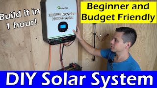 Beginner And Budget Friendly DIY Solar Power System Anyone can build this [upl. by Alina]