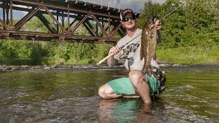 Breaking Down River Eddies for Smallmouth Bass [upl. by Esaele]