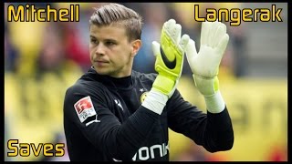 Mitchell Langerak  Saves  Borussia Dortmund [upl. by Clarise]