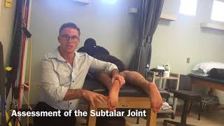 How To Assess the Subtalar Joint [upl. by Fleeta]