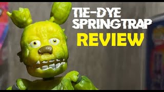 TIE DYE SPRINGTRAP FUNKO ACTION FIGURE REVIEW  Five Nights at Freddys Merch Review Unboxing FNAF [upl. by Uda980]