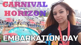 EMBARKATION DAY ON CARNIVAL HORIZON PLUS BEACH EXCURSION IN OCHO RIOS JAMAICA [upl. by Nikkie]