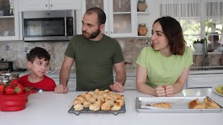 Lilyth amp Arnak Make Gata With Puff Pastry  Armenian Cuisine  Heghineh Cooking Show [upl. by Simeon]