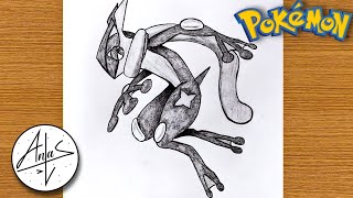 How To Draw Greninja  Pokemon Sketch Tutorial [upl. by Arand]