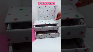 DIY Desk Organizer shorts diy art youtubeshorts love [upl. by Seavir]