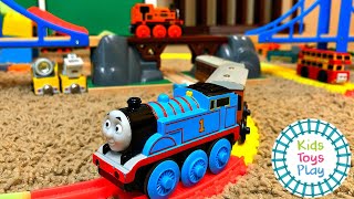 Huge Thomas and Friends Toy Train Track Build with Train Labs [upl. by Fowle]