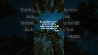 Mohabbat ki shayari poetry shortsfeed shayari shorts urdushayari [upl. by Irab]