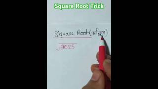 Trick to find square Root of any number shorts [upl. by Lebama]