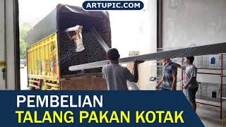 Talang Pakan Ayam Petelur KOTAK Artupic [upl. by Romona57]