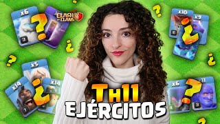 Mejores EJÉRCITOS para Th11 en CLASH Of CLANS [upl. by Ajax]