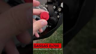 GASGAS ES 700 ANODIZED OIL FILLER CAP  MUST HAVE [upl. by Asilehc]