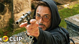 Tony Stark Infiltrating the Mandarins Mansion Scene  Iron Man 3 2013 Movie Clip HD 4K [upl. by Ellinehc]