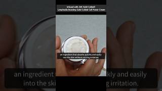 Boosting Gold Cell Power Cream lymphodia cosmetics [upl. by Atyekram257]