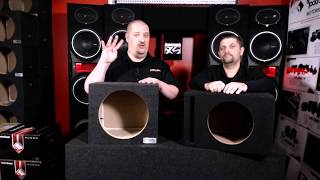 Sealed vs Ported Sub woofer Enclosure [upl. by Airbmat]