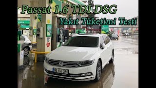 47lt100km   VW Passat B8 16TDi DSG 120hp quotBPquot Yakıt Tüketim Denemesi  AfyonİstanbulAfyon [upl. by Oterol748]