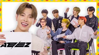 ATEEZ Tests How Well They Know Each Other  Vanity Fair [upl. by Catt985]