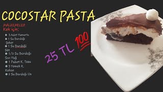 O BİR STAR 💫 ÇÜNKÜ O  COCOSTAR PASTA 🍰 MÜKEMMEL TADIYLA KARŞINIZDA💯 COCOSTAR PASTA TARİFİ [upl. by Mccourt]