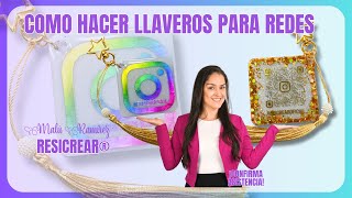 🔴COMO HACER LLAVEROS CON RESINA PARA REDES SOCIALES [upl. by Eilarol]