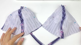 💗 Get Rid of Tight Bras  Make very comfortable Bras easily and quickly  Sewing Tips and Tricks [upl. by Candyce]