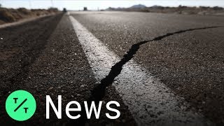 Aftershocks Follow Californias Biggest Earthquake in 20 Years [upl. by Lyrpa798]