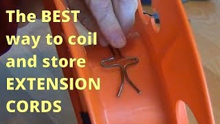 The BEST Way to Coil and Store Extension Cords [upl. by Shaffer]