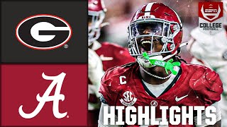 Georgia Bulldogs vs Alabama Crimson Tide  Full Game Highlights  ESPN College Football [upl. by Midan979]