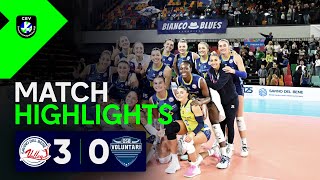 Highlights  Savino Del Bene SCANDICCI vs CSO VOLUNTARI 2005  CEV Champions League Volley 2025 [upl. by Enirbas]