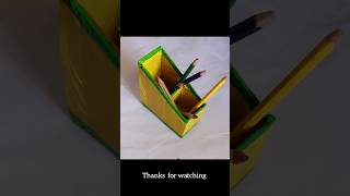 Pen Holder Organizer  Cardboardhow to make pen stand with cardboard Craftcraft viral24 2024 [upl. by Ydna]