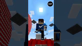 MINECRAFT  DOUBLE TNT RUNOP ENDING😍 TNT ASMR WITH はいよろこんで minecraft shorts [upl. by Ahseral]