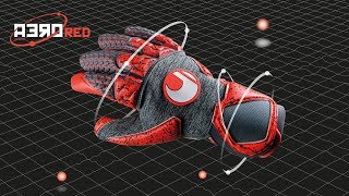 uhlsport AERORED goalkeeper gloves  2018 WC [upl. by Nyrem324]