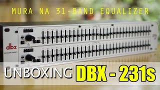 UNBOXING DBX 231s 31BAND EQUALIZER [upl. by Thain]