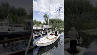 DIY Sailboat sailboat daysailer diyboat яхта яхтапарус парусник обскоеморе [upl. by Binky]