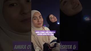 AMIRA OTHMAN WANY HASRITA amp QASRINA KARIM PERGI CHINA [upl. by Vita807]