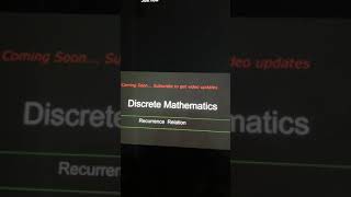 RecurrencerelationIndiscretemathematics Recurrence relation in discrete mathematics [upl. by Audris31]