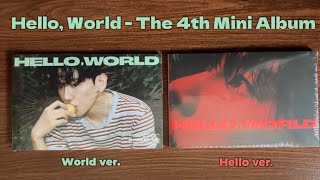 Распаковка альбома Baekhyun 백현 The 4th Mini Album  Hello World 🍍 [upl. by Magena]