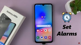 How To Set Alarm On Samsung Galaxy A05s [upl. by Esinaj]