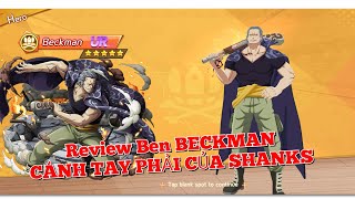 Review BEN BECKMAN cánh tay phải của SHANKS tóc đỏ Ben Beckman gameplay shanks luffy sabo ace [upl. by Anyahc]