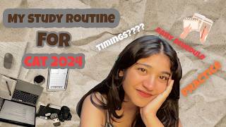 Daily routine for exam preparation Time table CAT exam  Study Vlog 📚 [upl. by Enert]