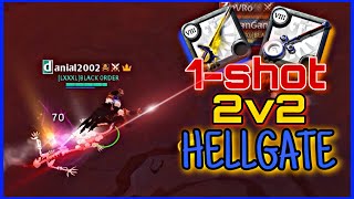 ALBION ONLINE HellGate 2v2  Bloodletter X HolY 🩸 BEST DUO BUILD 💥 [upl. by Tessler624]