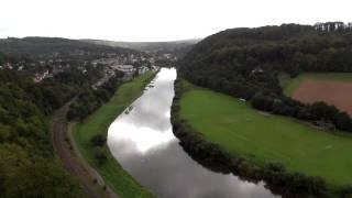 WESER  SKYWALK bei BAD KARLSHAFEN 2012 WESERBERGLAND [upl. by Ielarol]