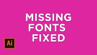 Easy Fix for Missing Fonts [upl. by Watkins]