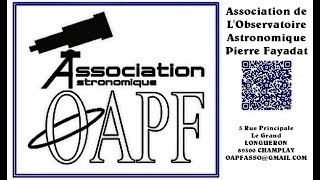 OAPF Joigny Observatoire Astronomique Pierre Fayadat [upl. by Hgieloj]