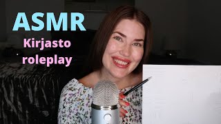 ASMR SUOMI Kirjasto roleplay [upl. by Eide]