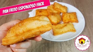 Torta frita MUY ESPONJOSA pan frito INFLADO fácil con pocos ingredientes [upl. by Asta8]