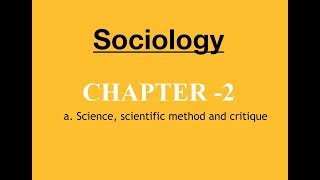 Sociology for UPSC  Socio and Science  Chapter 2  Paper 1  Lecture 54 [upl. by Oicirtap598]