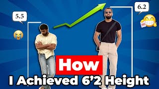 This is HOW I Achieved 6’2 Height Hindi [upl. by Eldnik]