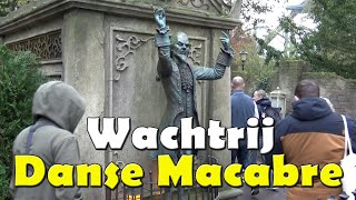 Walkthrough door wachtrij Danse Macabre ⚰️💀🏰  Efteling november 2024 [upl. by Athallia33]