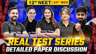 Real Test Series 03  Detailed Paper Discussion and Analysis  12th NEET 💥😎 [upl. by Iphigenia]