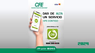 CFE dar de alta un servicio desde la app [upl. by Goodson]