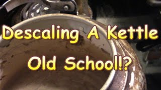 Descaling a Kettle With Oyster Shell [upl. by Marci217]